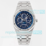 BF Factory Swiss Replica Audemars Piguet Perpetual Calendar 26606 Watch Blue Dial 41MM